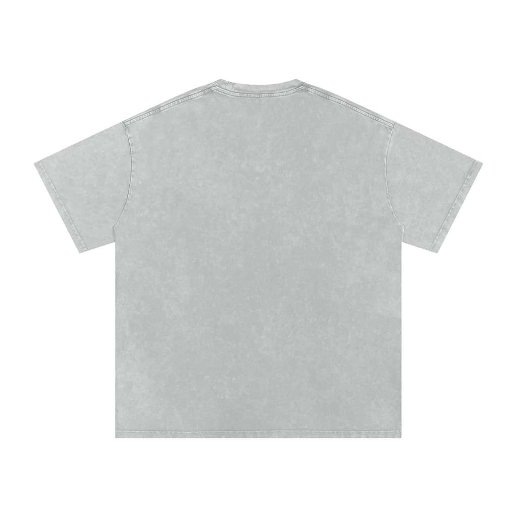 Need Crypto For Porsche: Snow Washed Oversized Cotton T-Shirt