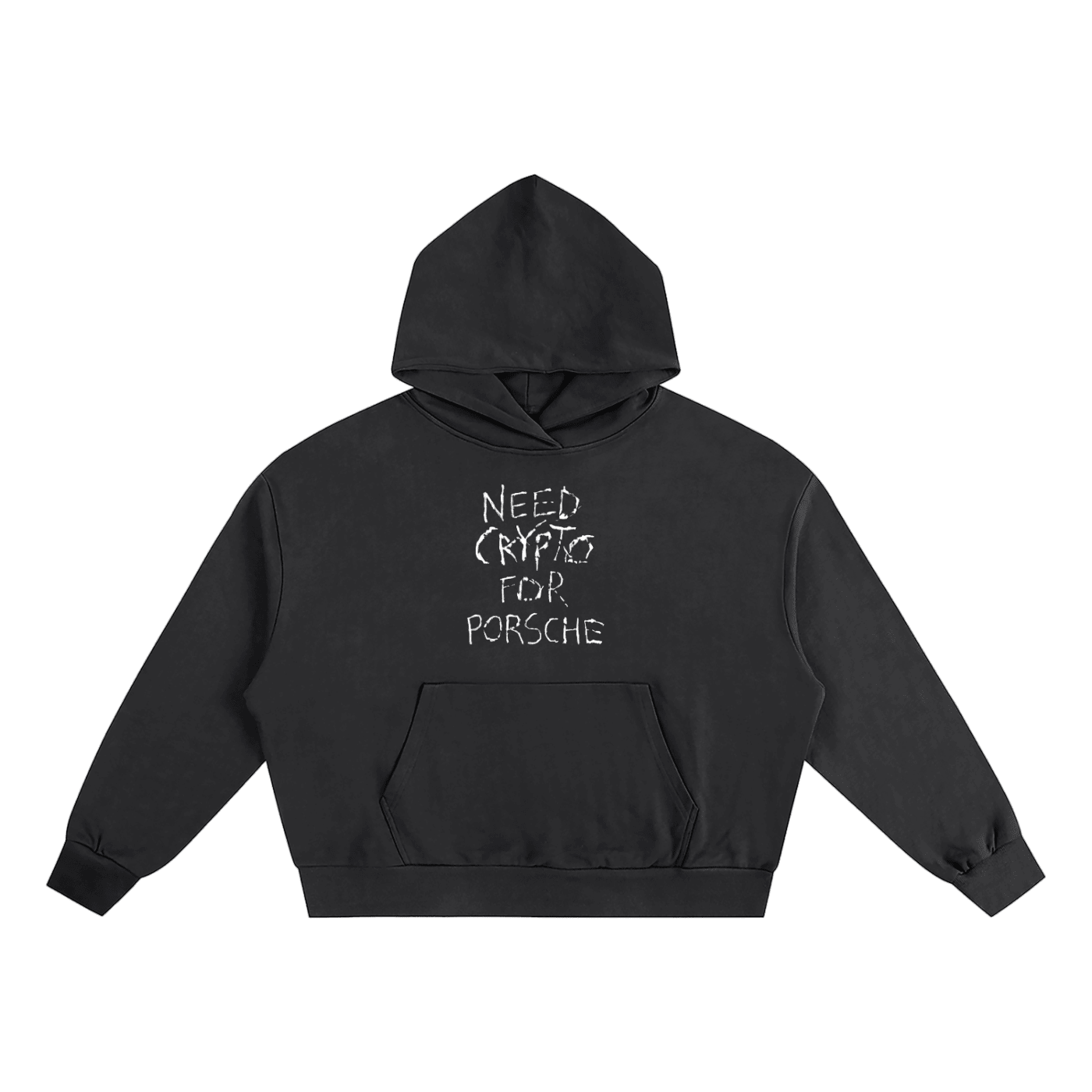 Need Crypto For Porsche: Boxy Oversized Hoodie - InitialC