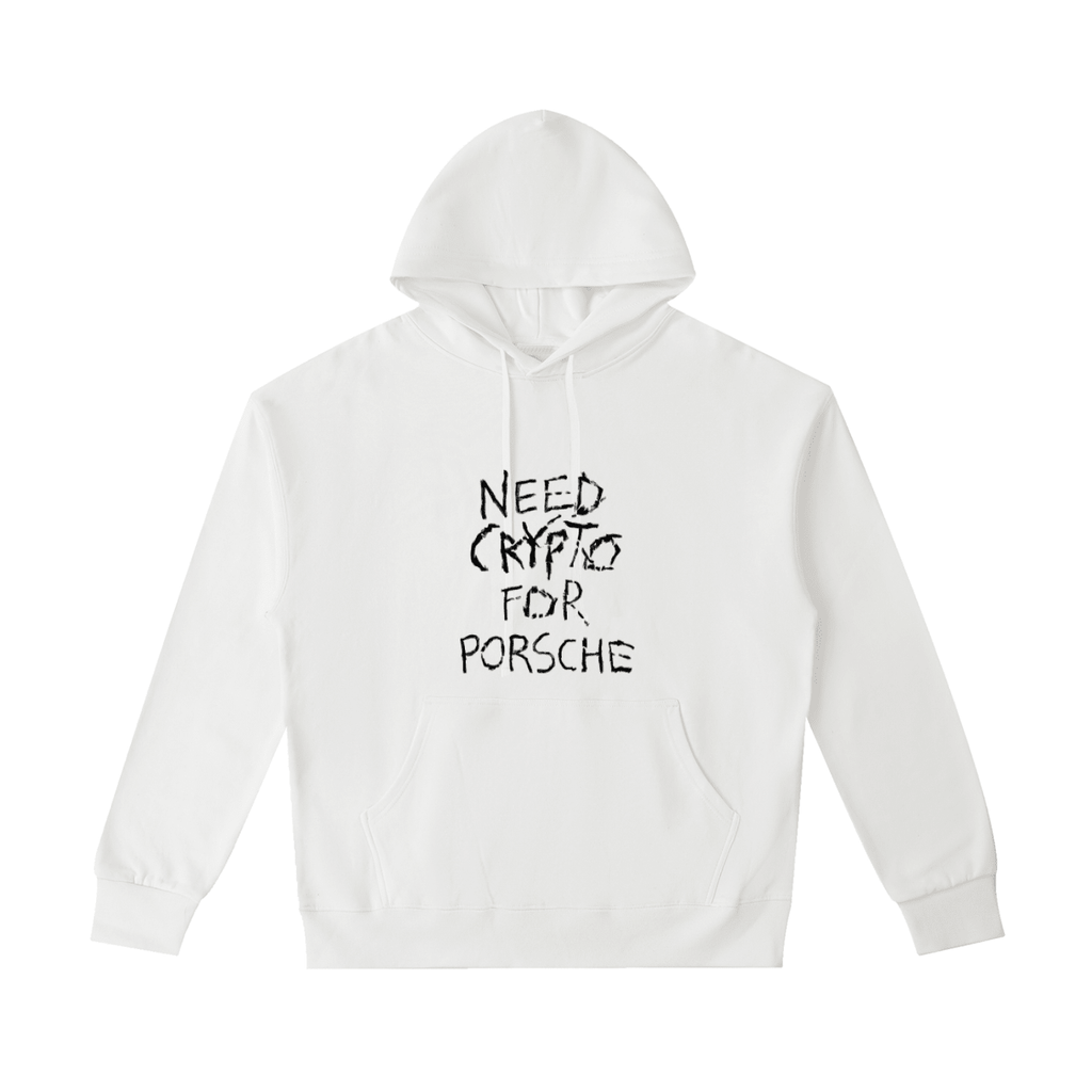 Need Crypto For Porsche: Essential Heavyweight Cotton Hoodie - InitialC