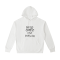Need Crypto For Porsche: Essential Heavyweight Cotton Hoodie - InitialC