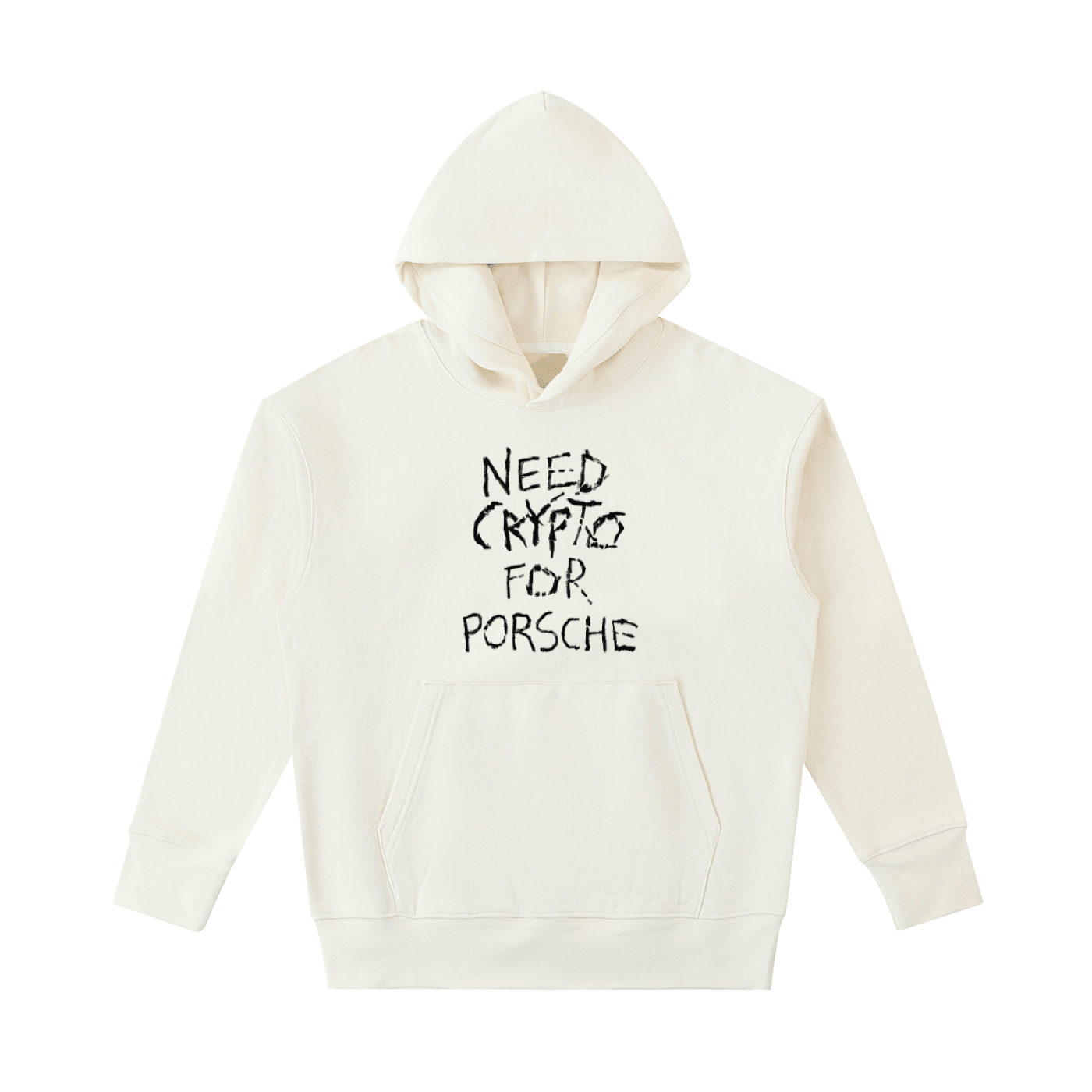 Need Crypto For Porsche: Essential Ultra Heavyweight Cotton Hoodie - InitialC