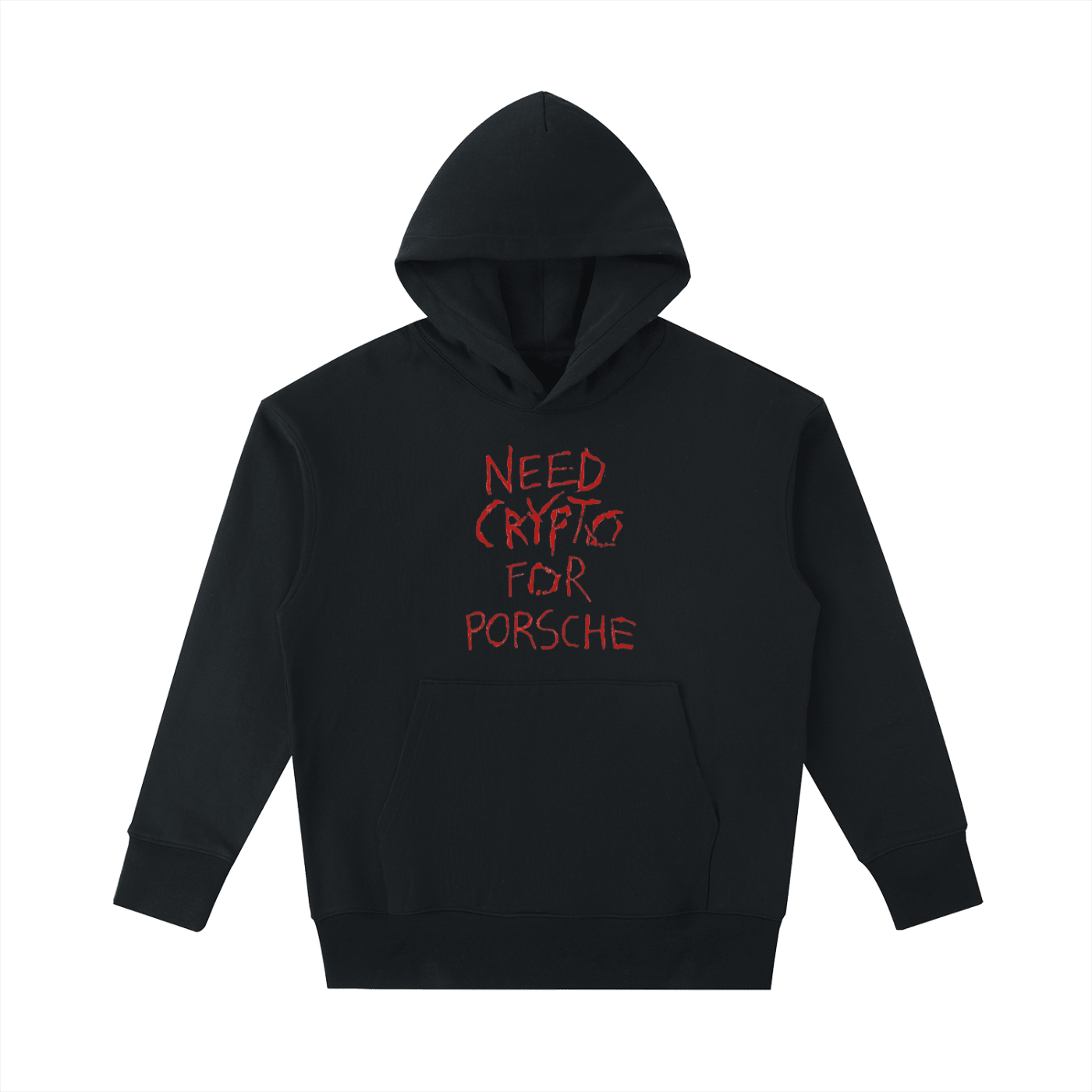 Need Crypto For Porsche: Essential Ultra Heavyweight Cotton Hoodie - InitialC