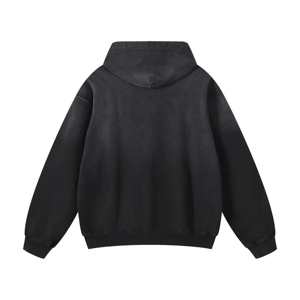 Need Crypto For Porsche: Heavyweight Sunfade Oversized Hoodie - InitialC
