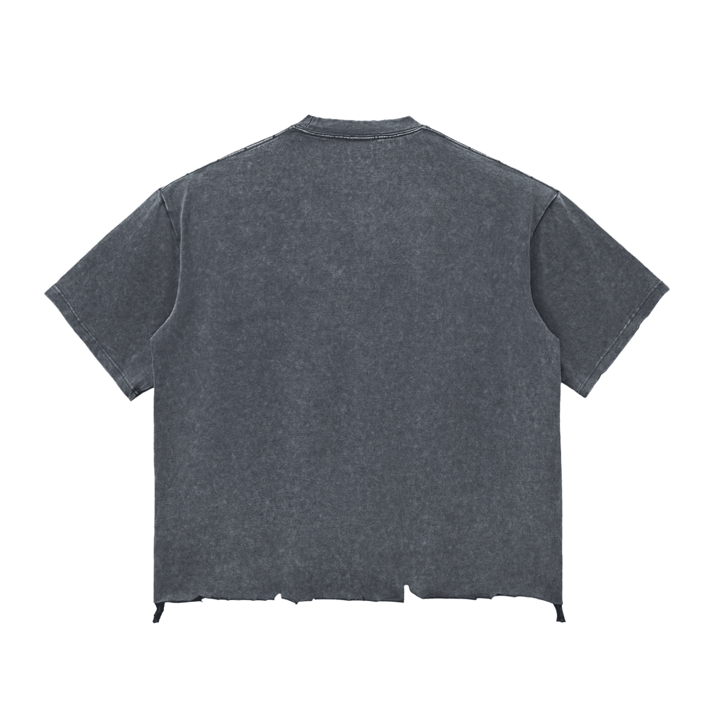 Need Crypto For Porsche: Snow Wash Raw - Hem Boxy T-shirt - InitialC