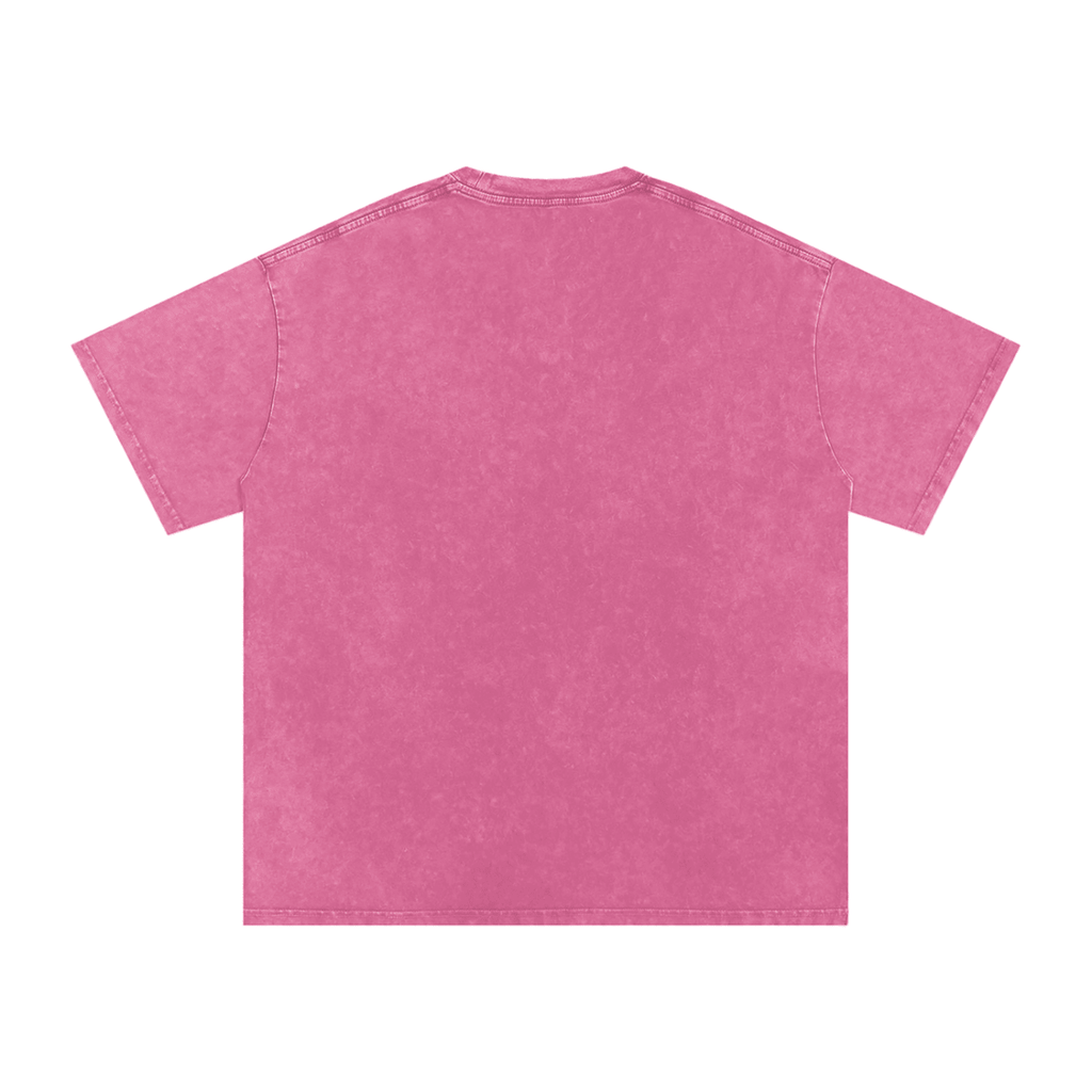 Need Crypto For Porsche: Snow Washed Oversized Cotton T-Shirt - InitialC
