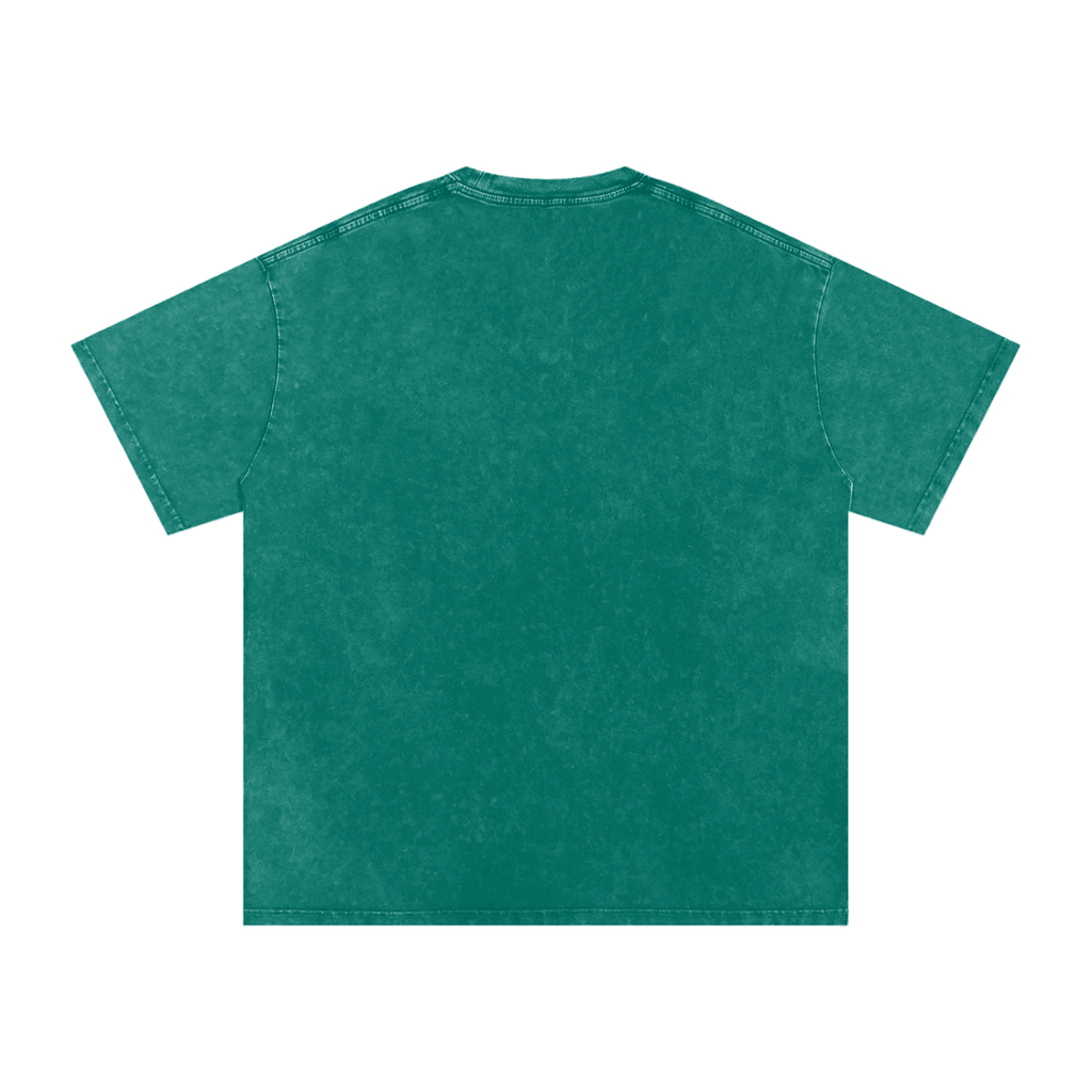 Need Crypto For Porsche: Snow Washed Oversized Cotton T-Shirt - InitialC