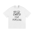 ORIGINAL Need Crypto For Porsche: Essential Heavyweight Cotton T-Shirt - InitialC